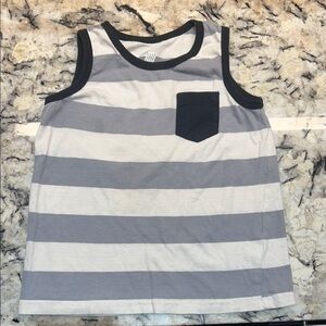 Kids Striped Tank Top with Pocket